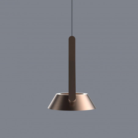 Lampa wisząca LED Garta - różowe złoto Yaskr | Nowoczesny design
