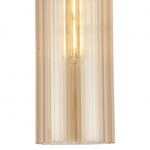 Lampa Wisząca Yaskr Malika III - Szkło Bursztynowe, Styl Retro