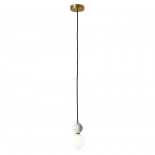 Lampa wisząca kula marmur Bilo 10cm - Yaskr | Elegancki Design