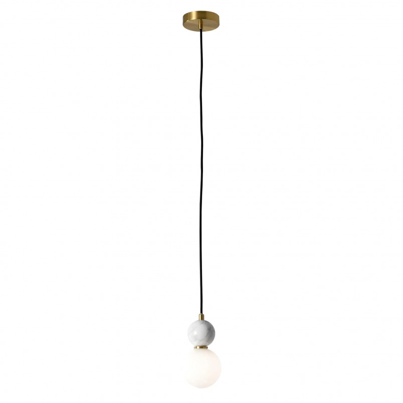 Lampa wisząca kula marmur Bilo 10cm - Yaskr | Elegancki Design