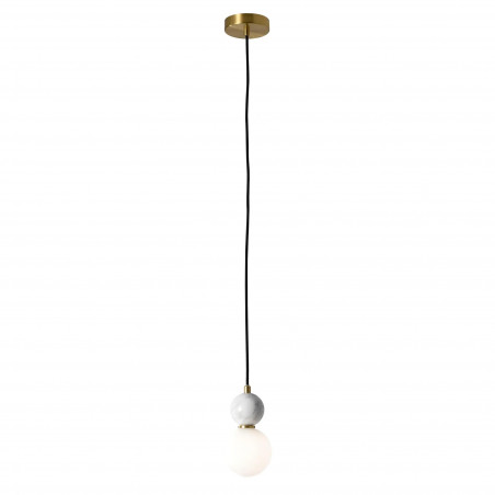 Lampa wisząca kula marmur Bilo 10cm - Yaskr | Elegancki Design