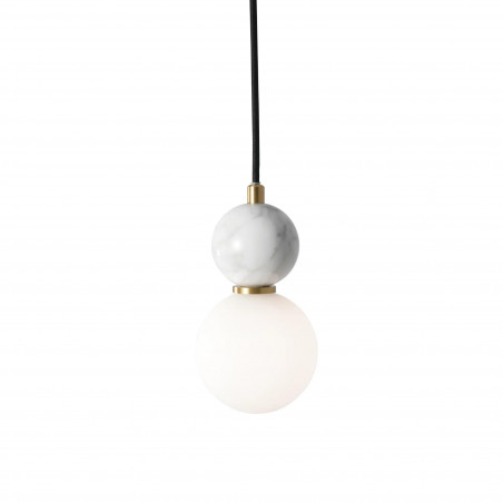Lampa wisząca kula marmur Bilo 10cm - Yaskr | Elegancki Design
