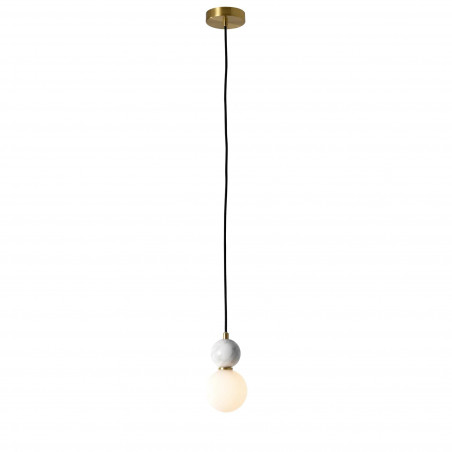 Lampa wisząca kula marmur Bilo 10cm - Yaskr | Elegancki Design