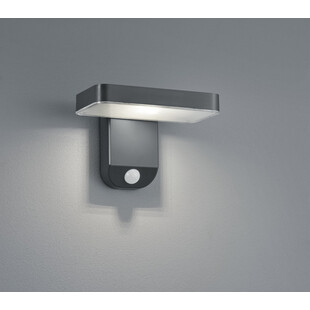 Kinkiet ogrodowy solarny z czujnikiem ruchu Esquel Led Antracyt marki Trio