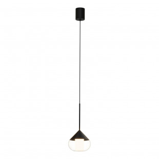 Lampa wisząca Suza LED czarna - Nowoczesny design Yaskr