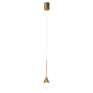 Lampa wisząca Yaskr Nata LED złota - Elegancja w łazience