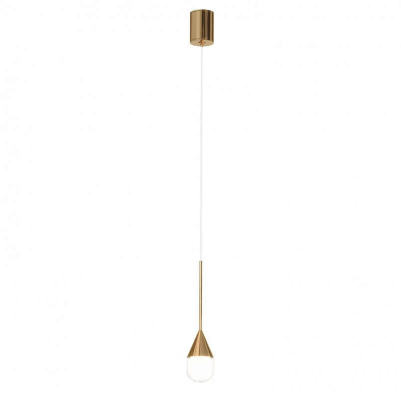 Lampa wisząca Yaskr Nata LED złota - Elegancja w łazience