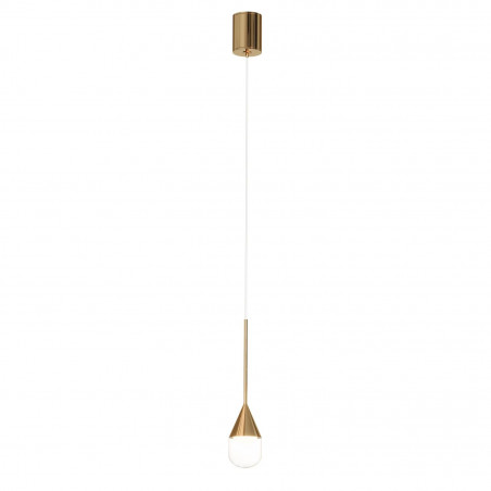 Lampa wisząca Yaskr Nata LED złota - Elegancja w łazience