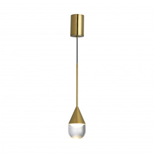 Lampa wisząca Yaskr Nata LED złota - Elegancja w łazience