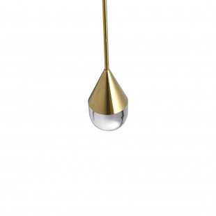 Lampa wisząca Yaskr Nata LED złota - Elegancja w łazience