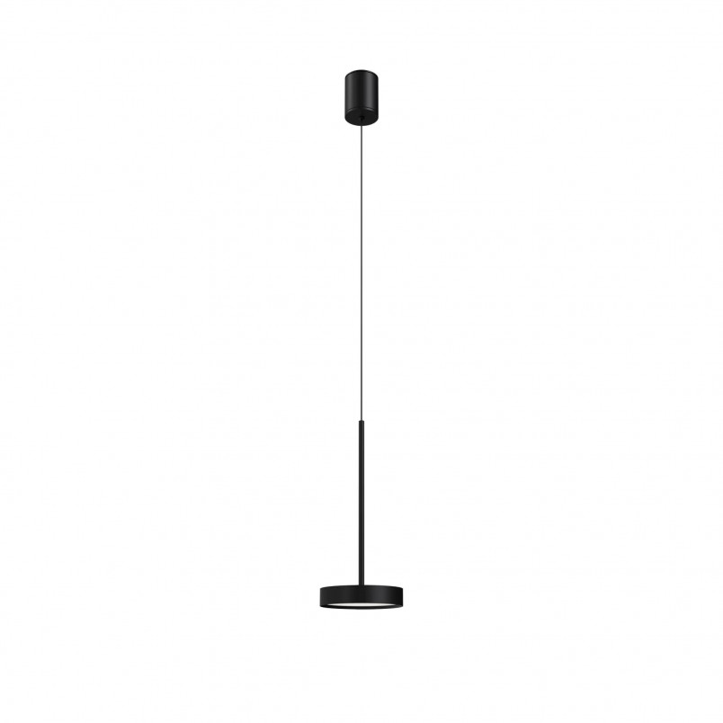 Lampa wisząca Awo LED czarna Yaskr | Nowoczesny design