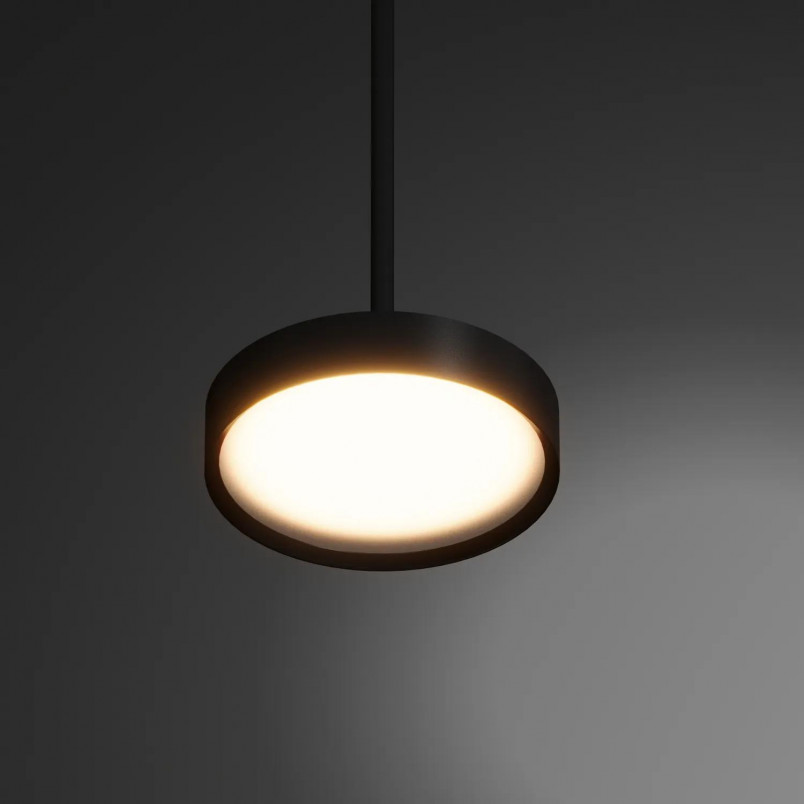Lampa wisząca Awo LED czarna Yaskr | Nowoczesny design