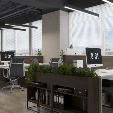 Lampa wisząca LED Sigi czarna Yaskr | Nowoczesny design