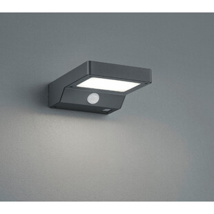 Kinkiet ogrodowy solarany z czujnikiem ruchu Fomosa Led Antracyt marki Trio