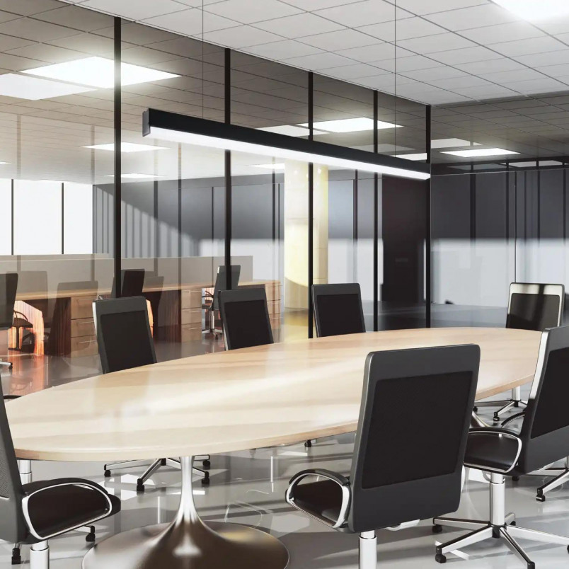 Lampa wisząca LED Sigi czarna Yaskr | Nowoczesny design