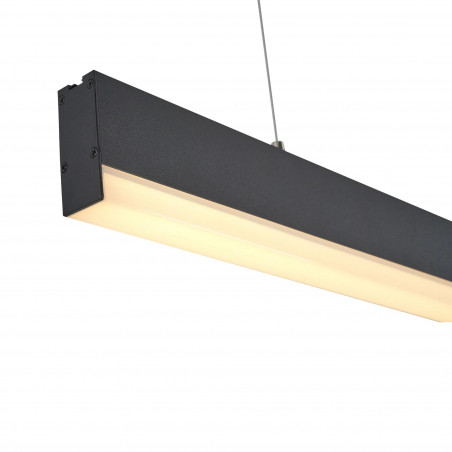 Lampa wisząca LED Sigi czarna Yaskr | Nowoczesny design