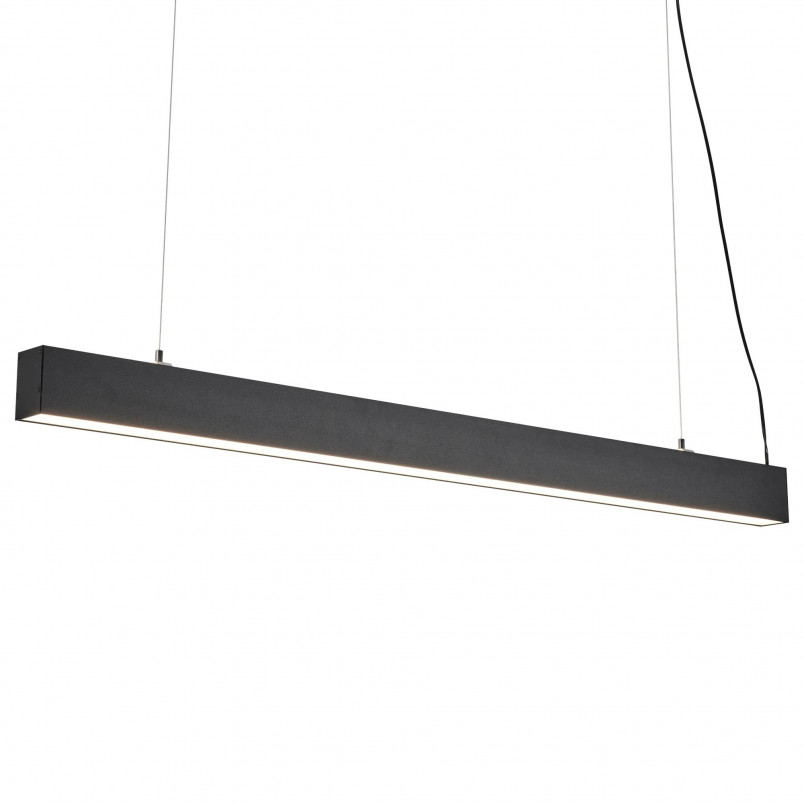 Lampa Wisząca LED Sigi Czarna Yaskr | 120cm