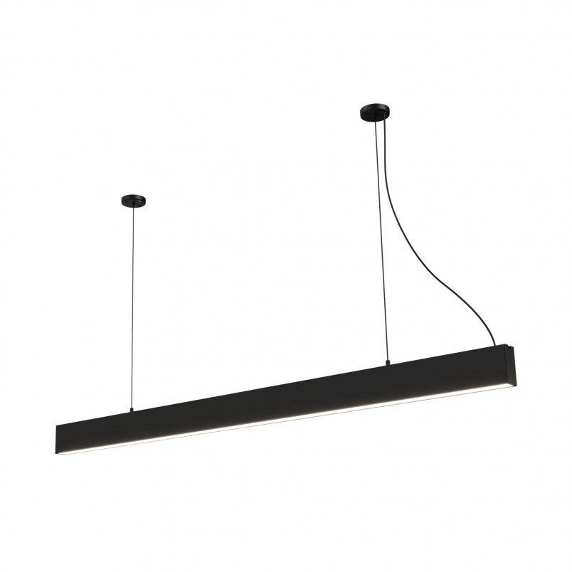 Lampa wisząca LED Sigi czarna Yaskr | 120cm | Minimalizm
