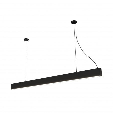Lampa wisząca LED Sigi czarna Yaskr | 120cm | Minimalizm