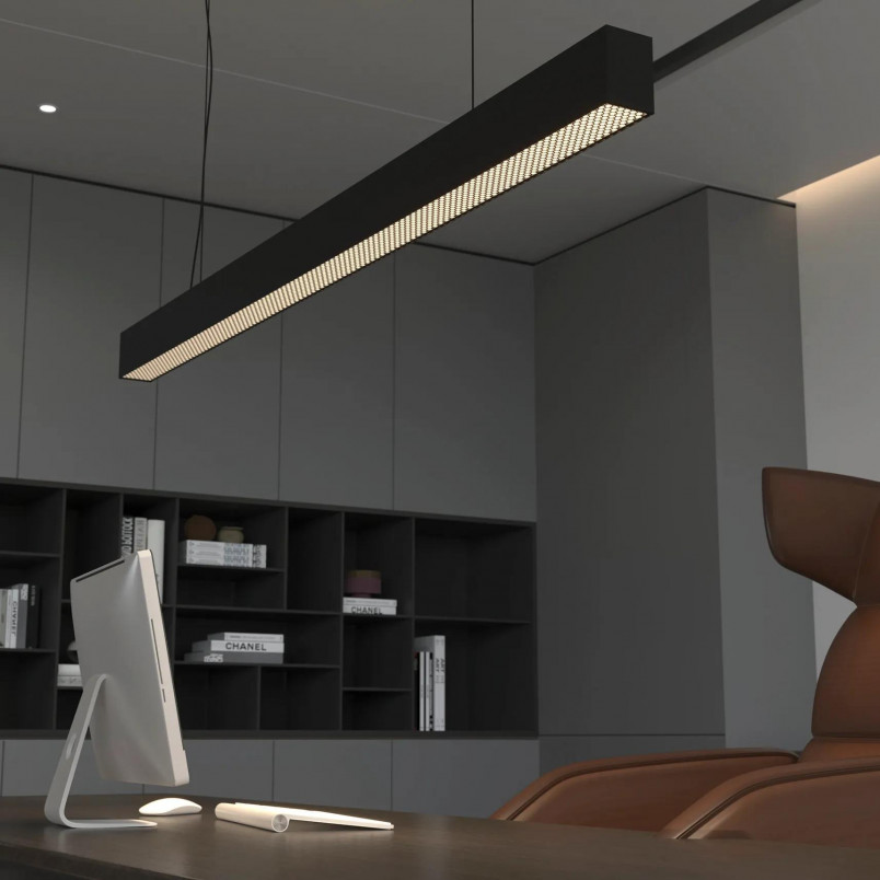 Lampa wisząca LED Sigi czarna Yaskr | Nowoczesny design
