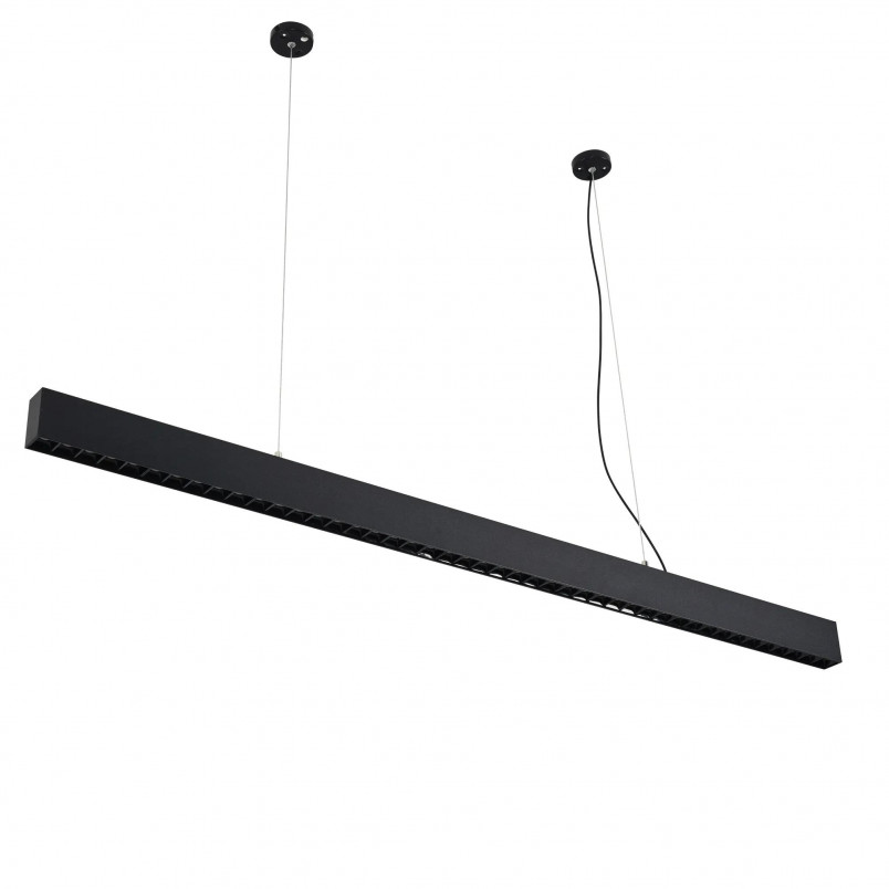 Lampa wisząca Sigi LED czarna Yaskr | 120cm