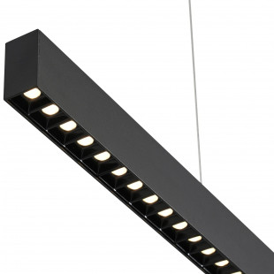 Lampa wisząca Sigi LED czarna Yaskr | 120cm
