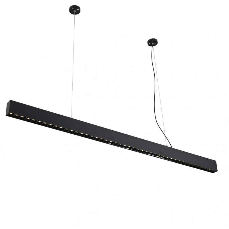 Lampa wisząca Sigi LED czarna Yaskr | 120cm