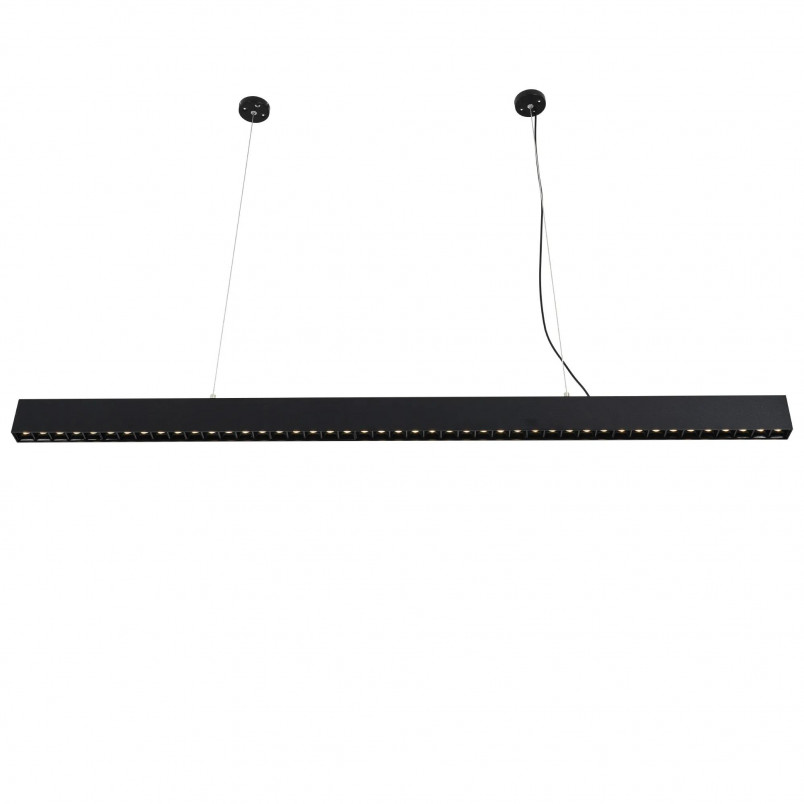 Lampa wisząca Sigi LED czarna Yaskr | 120cm