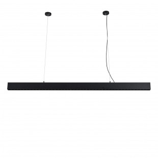 Lampa wisząca Sigi LED czarna Yaskr | 120cm