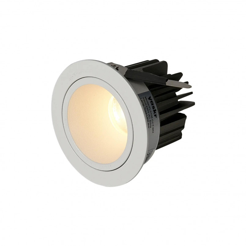 Lampa podtynkowa LED Yaskr | Downlight łazienkowy IP54