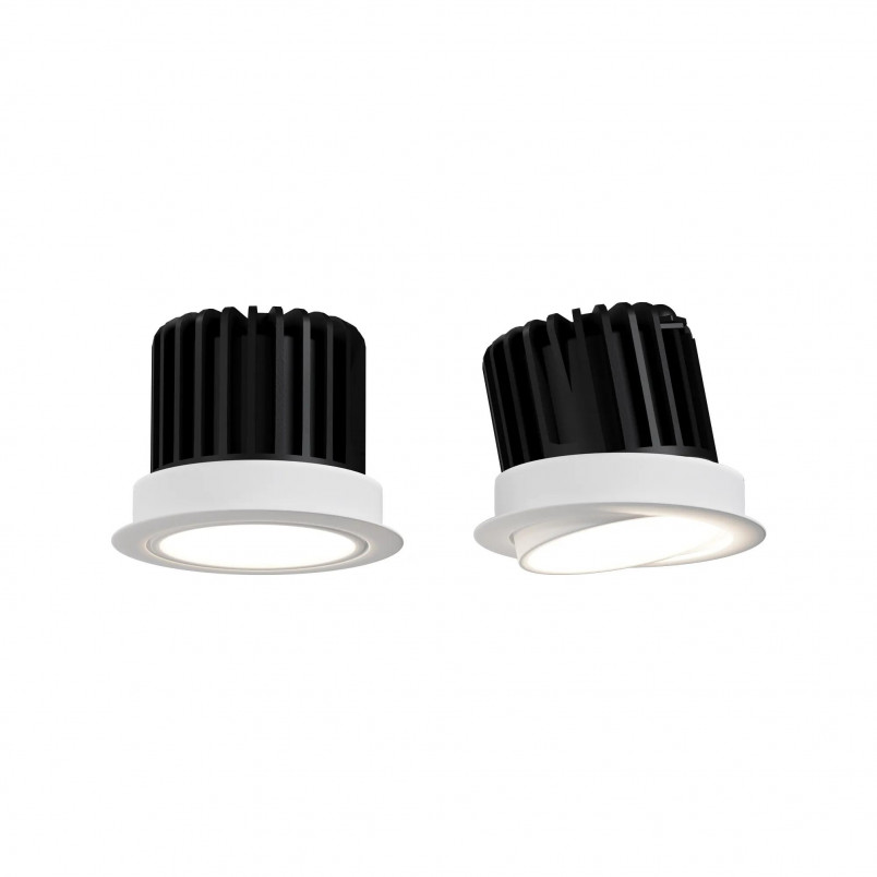 Lampa podtynkowa LED Yaskr | Downlight łazienkowy IP54