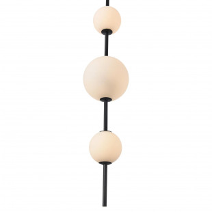 Lampa wisząca Bolti Yaskr | Szkło, LED, 15cm | Biały/Czarny