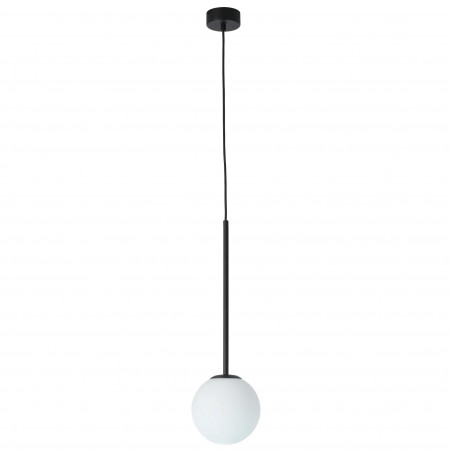 Lampa Wisząca Bolti - Szkło, Kula, Yaskr | Biały/Czarny