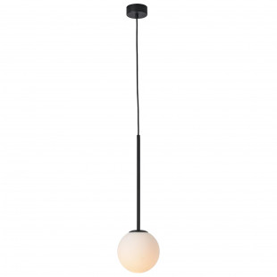 Lampa Wisząca Bolti - Szkło, Kula, Yaskr | Biały/Czarny