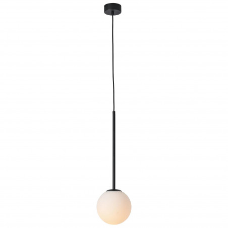 Lampa Wisząca Bolti - Szkło, Kula, Yaskr | Biały/Czarny