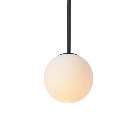 Lampa Wisząca Bolti - Szkło, Kula, Yaskr | Biały/Czarny