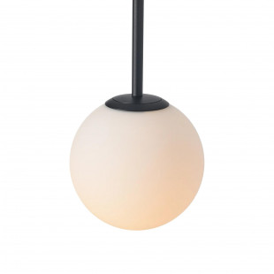 Lampa Wisząca Bolti - Szkło, Kula, Yaskr | Biały/Czarny