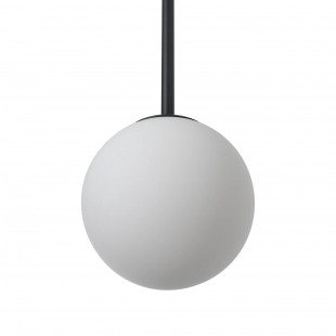Lampa Wisząca Bolti - Szkło, Kula, Yaskr | Biały/Czarny