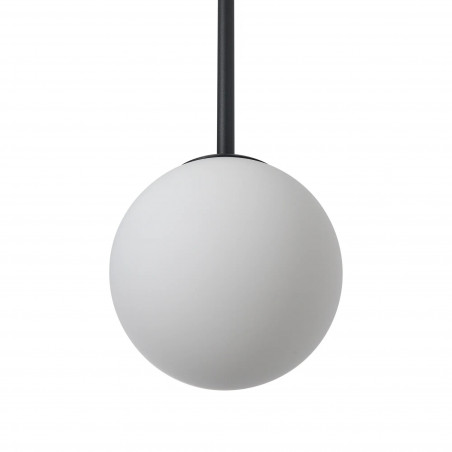 Lampa Wisząca Bolti - Szkło, Kula, Yaskr | Biały/Czarny