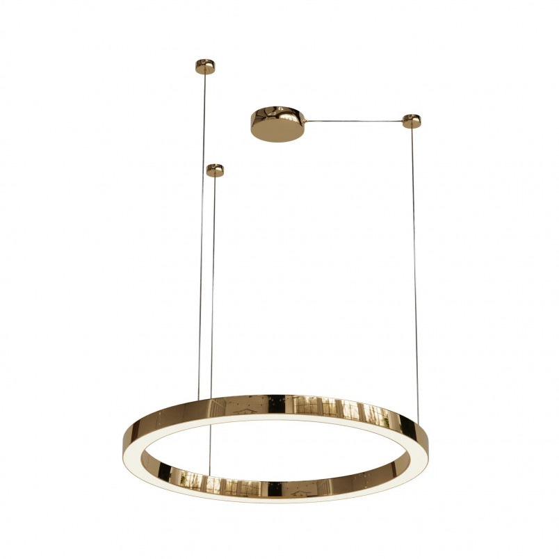 Lampa wisząca Aurum LED 80cm złota Yaskr | Nowoczesny Design