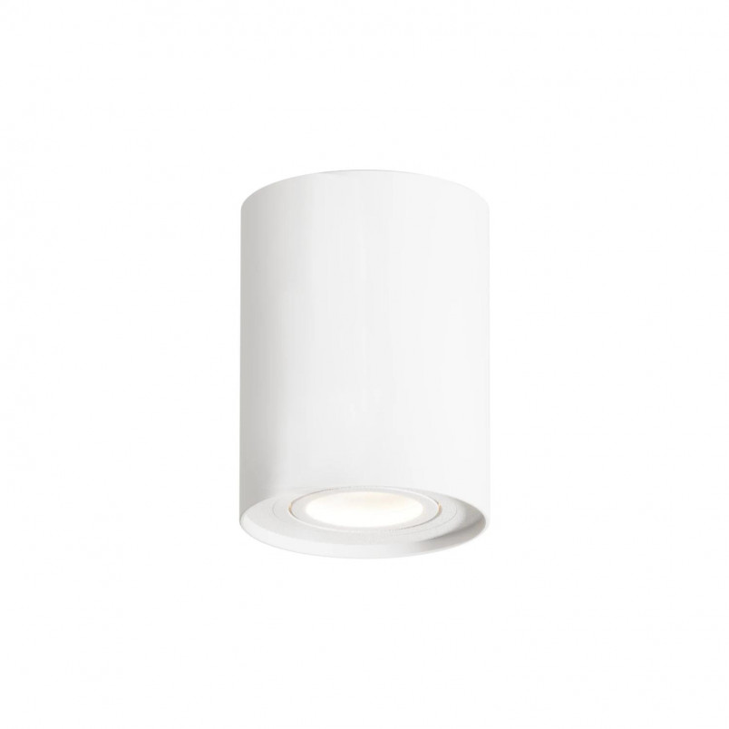 Lampa spot tuba Yaskr Leila - biała, GU10 | Światło