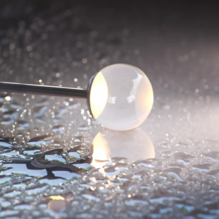 Lampa wisząca kula czarna Yaskr | Nowoczesny design LED