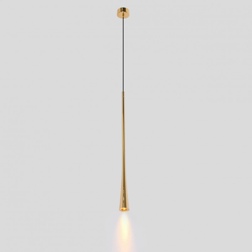 Lampa wisząca Elysia złota Yaskr | Oświetlenie Glamour