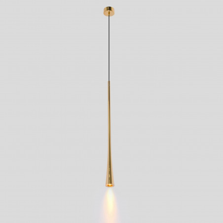 Lampa wisząca Elysia złota Yaskr | Oświetlenie Glamour