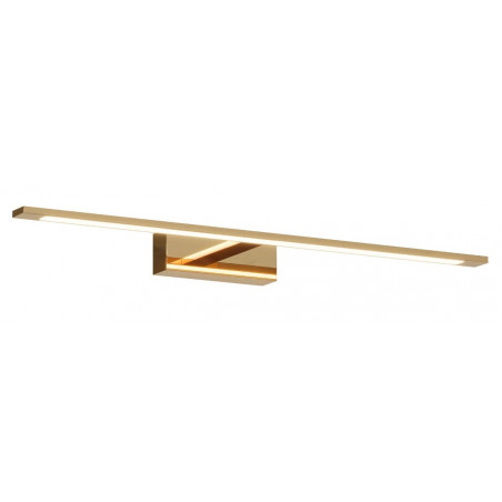 Kinkiet Łazienkowy Yaskr Złoty LED | Elgidia 62cm