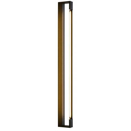 Kinkiet LED do łazni Yaskr Flexia | Czarny mat, 90cm