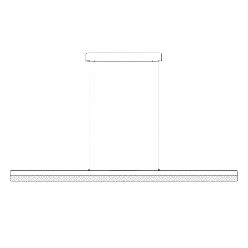 Lampa wisząca Anabella LED 120cm czarna | Step Into Design