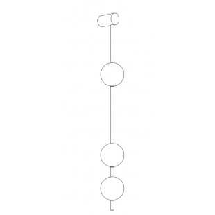Kinkiet Berry LED biało-złoty | Step Into Design - Nowoczesne oświetlenie