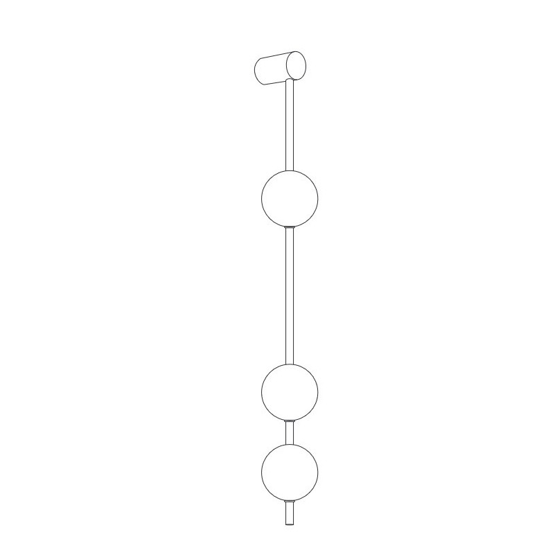 Kinkiet Berry LED biało-złoty | Step Into Design - Nowoczesne oświetlenie