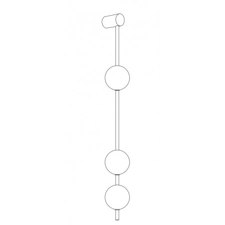 Kinkiet Berry LED biało-złoty | Step Into Design - Nowoczesne oświetlenie